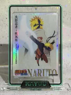 Naruto Shippuden Poster NRCC-PTR-006 Official Ninja Age Naruto Kayou Card TCG NM - Image 1