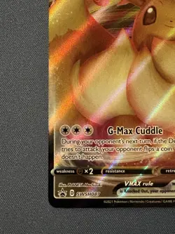 Eevee VMAX SWSH087 SWSH: Sword & Shield Promo Cards Holo - Near Mint! - Image 4
