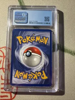 Pokemon Squirtle TCG Base Set Shadowless Common CGC 7 - Image 2