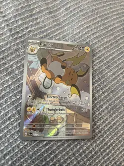 Pokemon Raichu 211/193 Paldea Evolved Illustration Rare Holo 140HP - Image 1