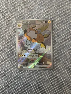 Pokemon Raichu 211/193 Paldea Evolved Illustration Rare Holo 140HP - Image 3