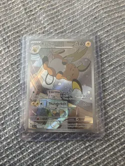 Pokemon Raichu 211/193 Paldea Evolved Illustration Rare Holo 140HP - Image 4