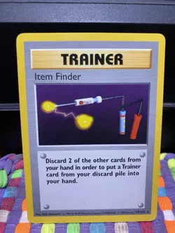 Pokemon TCG Item Finder Base Set Trainer Shadowless 74/102 #74 LP - Image 1