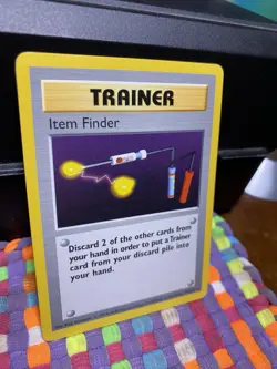 Pokemon TCG Item Finder Base Set Trainer Shadowless 74/102 #74 LP - Image 2