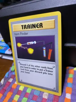 Pokemon TCG Item Finder Base Set Trainer Shadowless 74/102 #74 LP - Image 3