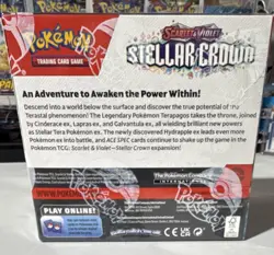 Pokemon TCG Scarlet & Violet Stellar Crown Booster Box Sealed - Image 3