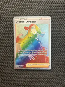 Pokemon TCG Cynthia's Ambition 178/172! NM Condition! See Description! - Image 1