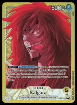 Kalgara OP8-098 Alternate Art Leader - Two Legends One Piece English NM - Image 1