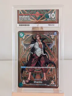 One Piece TCG Shanks SP ALT Art ST16-004 English ACE 10 - Image 1