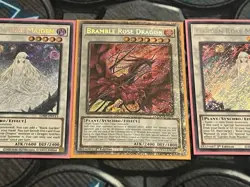 Yugioh Bramble Rose Dragon Starlight Rare 1st Edition DOOD-EN039 Plus Bonus Card - Image 2