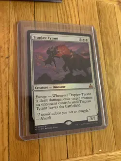 Trapjaw Tyrant (MTG- Rivals of Ixalan) Near Mint Foil English - Image 1