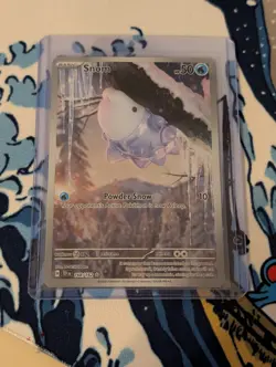 Pokemon TCG SV05 Temporal Forces Snom 168/162 Illustration Rare Holo Card NM - Image 1