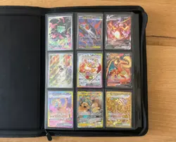 Pokemon Collection Binder with a selection of Modern & Vintage - 135 cards total - Image 1