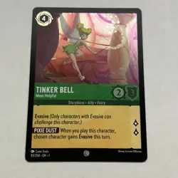 Tinker Bell 93/204 Disney Lorcana The First Chapter Common Cold Foil Card NM - Image 1