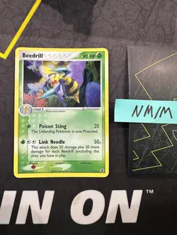 Pokemon Card Beedrill EX FireRed & LeafGreen Holo Rare 1/112 067 💎NM💎 - Image 1