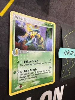 Pokemon Card Beedrill EX FireRed & LeafGreen Holo Rare 1/112 067 💎NM💎 - Image 3