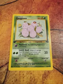 1st Edition Exeggcute | Jungle Set 52/64 | 1999 WOTC Pokemon Card - Image 1