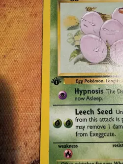 1st Edition Exeggcute | Jungle Set 52/64 | 1999 WOTC Pokemon Card - Image 2