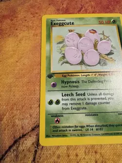 1st Edition Exeggcute | Jungle Set 52/64 | 1999 WOTC Pokemon Card - Image 3