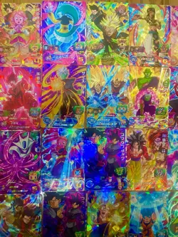 Dragon Ball Heroes Japanese Card Lot x42 | 3 Star Cards | Bandai | Used - Image 2