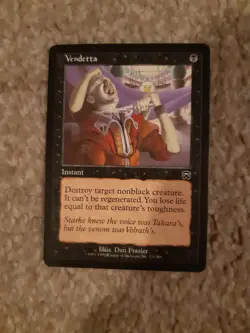 MTG - 1 x Vendetta - Mercadian Masques - Image 1