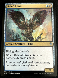 1x Baleful Strix - Commander 2016 (C16) Magic MTG - Image 1