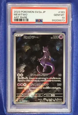 MEWTWO 183 PSA 10 GEM Mint SV2a-Pokemon 151 Pokemon 2023 - US Seller - Image 1