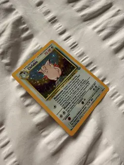 Pokemon Base Set Clefairy 5/102 Rare Holo Unlimited - Image 3