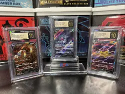 RAIKOU V 218 ENTEI V 213 SUICUNE 215 SAR VSTAR UNIVERSE CGC 10 PRISTINE POKEMON - Image 1