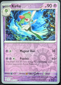 Kirlia 85/198 Reverse Holo Scarlet & Violet - Pokemon TCG - Mint - Image 1