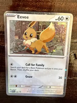 Pokemon TCG Eevee SVP200 Black Star Cosmos Holo Promo Destined Rivals - Image 2