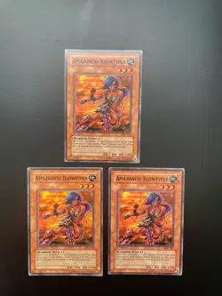 Yugioh Amazoness Blowpiper MFC-062 Common 1st Edition MP/HP X3 - Image 1