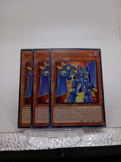 YuGiOh 3x Cross Keeper POTE-EN002 Common 1st Edition Playset - Image 1