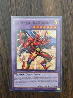 Yu-Gi-Oh! Elemental Hero Sunrise Common BLC1-EN155 1st Edition 2020 - Image 1