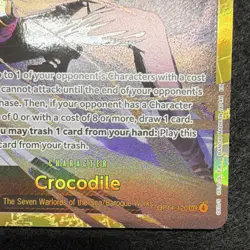 Crocodile OP14-120 SEC Secret Rare Holo Full Art One Piece CCG Baroque Works - Image 2