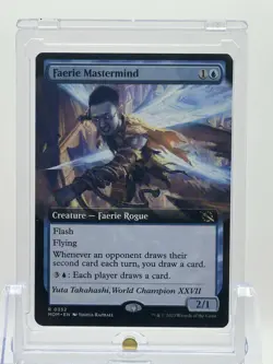 MTG Faerie Mastermind (Extended Art) - March of the Machine (MOM) #352 NM - Image 1