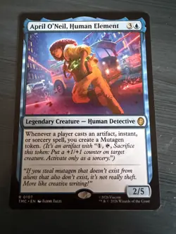 MTG Commander TMNT R April O'Neil, Human Element #0107 - Image 1