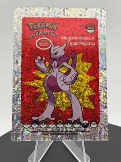 Who's That Pokemon 2025 Pokemon Card Mega Mewtwo X NON-TCG - Image 1