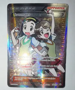 Pokemon Teammates 160/160 XY: Primal Clash Ultra Rare Full Art Holo Trainer - Image 1