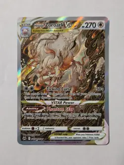 2023 Pokemon Crown Zenith Hisuian Zoroark Vstar Full Art #GG56/GG70 - Image 1