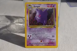 Pokemon TCG Gengar 5/62 Fossil Set UNLIMITED Holofoil Rare - Image 1