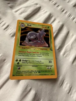 Pokemon TCG Muk 13/62 Holo Rare Fossil - Image 4
