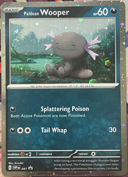 Paldean Wooper Cosmos Holo Black Star Promo - SVP041 - Scarlet & Violet Pokemon - Image 1