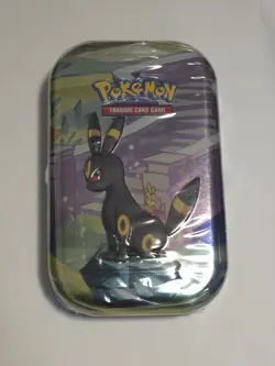 TCG POKEMON PRISMATIC EVOLUTIONS UMBREON MINI TIN NEW/SEALED MINT - Image 1