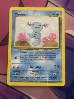 Wooper 71/75 Neo Discovery English Pokemon PL - Image 1