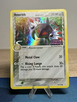 Anorith 57/110 Delta Species Reverse Holo Stamped EX Holon Phantoms Pokemon HP - Image 1
