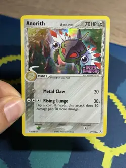 Anorith 57/110 Delta Species Reverse Holo Stamped EX Holon Phantoms Pokemon HP - Image 3