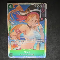 Nami OP14-031 SR Blocker Full Art Holo 2000 Power One Piece CCG English - Image 1
