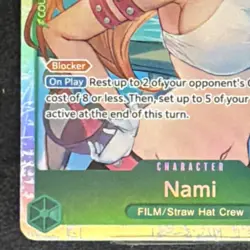 Nami OP14-031 SR Blocker Full Art Holo 2000 Power One Piece CCG English - Image 5