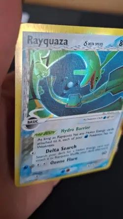 Pokemon TCG Rayquaza Delta Holo Card 16/110 Species Holo Rare EX Holon Phantoms - Image 2
